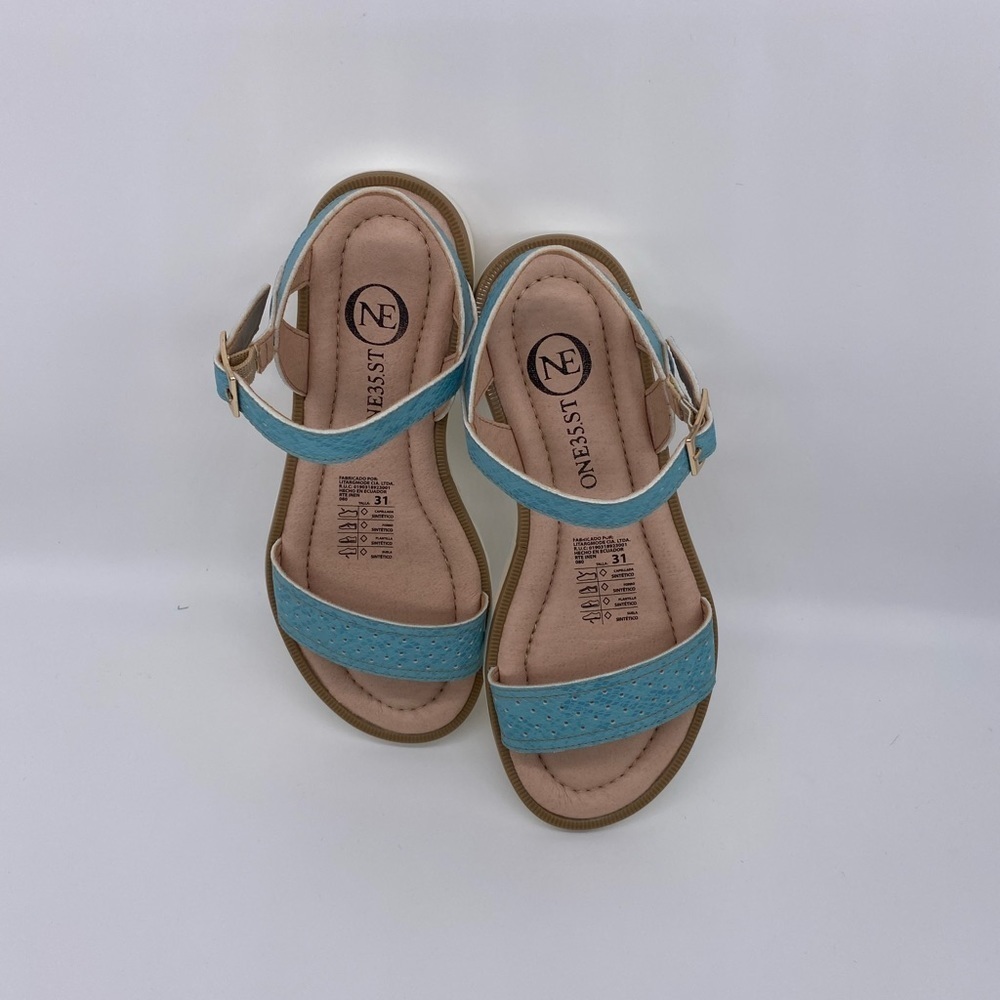 One35 Ankle Strap Sandals S.Dunas Fresh Celeste - Picture 3 of 4